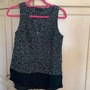 Black and white Sanctuary top.